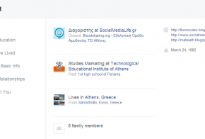 facebook tests new profiles about page