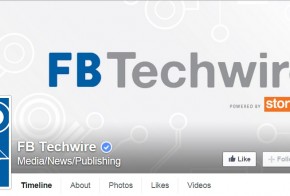 Facebook page FB Techwire for tech news