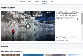 Facebook pages video ala YouTube