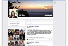 Facebook memorilized profile